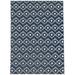 White 24 x 0.08 in Area Rug - Union Rustic Adae Geometric Navy/Cream Indoor/Outdoor Area Rug Polyester | 24 W x 0.08 D in | Wayfair