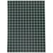 White 36 x 0.08 in Area Rug - Gracie Oaks Avonlee Geometric Dark Green/Blue Indoor/Outdoor Area Rug Polyester | 36 W x 0.08 D in | Wayfair