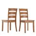 Lark Manor™ Alexa-Mae Solid Wood Ladder Back Side Chair Wood in Brown | 36 H x 17.2 W x 20 D in | Wayfair A51754AB69A1486298D41B16D425D26F