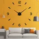 Horloge Murale à Quartz Design Moderne Grandes Horloges Décoratives Europe Autocollants en