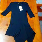 Zara Dresses | Black Zara Short Dress Size L | Color: Black | Size: L