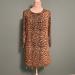 J. Crew Dresses | J.Crew Jules Dress/Tunic Leopard Print, Size 6 | Color: Black/Tan | Size: 6