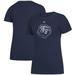 Women's adidas Navy Fresno State Bulldogs Amplifier Team Logo T-Shirt