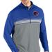 Men's Antigua Royal/Gray Boise State Broncos Pace Quarter-Zip Pullover Jacket