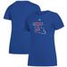 Women's adidas Royal Louisiana Tech Bulldogs Amplifier Team Logo T-Shirt