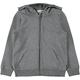 NAME IT Mädchen Nkfnassweat Card Hood Unb Noos Sweatjacke, Grey Melange, 116 EU