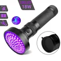 Wiches-Lampe torche LED ultraviolette lumière ultra en verre laqué lumière LED violette 21LED