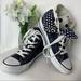 Converse Shoes | Converse All Star Navy Dbl Tongue Polka Dot Sz 6 | Color: Blue/White | Size: 6