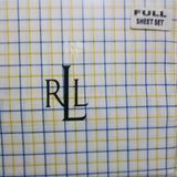 Ralph Lauren Bedding | New Ralph Lauren Full Size Sheet Set Boylston | Color: Gold/White | Size: Full