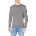 Scotch & Soda Men's Nos-Classic Crewneck Pull Pullover Sweater, Grey Melange 0606, X-Large