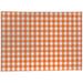 BUFFALO CHECK ORANGE Outdoor Mat By Terri Ellis