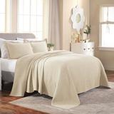 House of Hampton® Daryah 100% Cotton Modern & Contemporary Oversized Coverlet/Bedspread Set Cotton in White | King Coverlet + 2 Shams | Wayfair