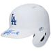 Will Smith Los Angeles Dodgers Autographed White Matte Mini Batting Helmet