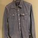 American Eagle Outfitters Shirts | American Eagle Aeo Button Down Blue Long Sleeve Casual Dress Shirt Men Size Xs | Color: Blue/White | Size: Xs