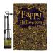 Angeleno Heritage Mystical Halloween 2-Sided Polyester 18 x 13 ft. Flag set in Black/Brown | 18 H x 13 W in | Wayfair
