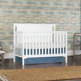 Child Craft Cottage Flat Top 4-in-1 Convertible Crib Wood in White | 44.87 H x 30.75 W in | Wayfair F39001.46