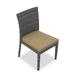 Wade Logan® Suffern Patio Dining Chair w/ Cushion Wicker/Rattan in Gray | 34.75 H x 19 W x 23.5 D in | Wayfair EC556624BC9B438994FEE08356DB1D8A