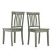 Lark Manor™ Alexa-Mae Solid Wood Side Chair Wood in Green | 36 H x 17.2 W x 20 D in | Wayfair FF395C3ECC0948B4B0BE28DF07953400