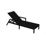 Wade Logan® Suffern Reclining Teak Chaise Lounge Wicker/Rattan | 20.75 H x 26.75 W x 77.25 D in | Outdoor Furniture | Wayfair