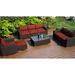 Wade Logan® Buckholtz 5 Piece Teak Sofa Seating Group w/ Sunbrella Cushions, Wicker in Brown | 30 H x 92.25 W x 34.75 D in | Outdoor Furniture | Wayfair