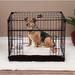 Lucky Dog Sliding Door Crates Pet Crate w/ Sliding Double Door in Black | 24 H x 21 W x 30 D in | Wayfair ZW 51530