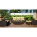Wade Logan® Buckholtz 5 Piece Teak Sofa Seating Group w/ Sunbrella Cushions, Wicker in Brown | 30 H x 92.25 W x 34.75 D in | Outdoor Furniture | Wayfair