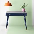 Latitude Run® Jazalynn 36" Mid-Century Modern Console Table Wood in Blue | 25.2 H x 36 W x 20 D in | Wayfair E2C942931C21432987C04D208AFA19FE