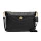 COACH Polished Pebble Polly Crossbody, Gd/Black, One Size