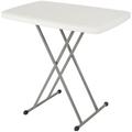 Table de Jardin Blanc en hdpe - Intérieure/Extérieure/, Table Pliante pour Camping Traiteur Buffet