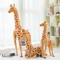 Jouets en peluche girafe réalistes pour enfants animal en peluche mignon beurre de girafe doux
