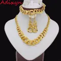 Adixyn-Parure de Bijoux de Mariage Éthiopien en Or Collier Boucles d'Oreilles Bracelet Cadeau