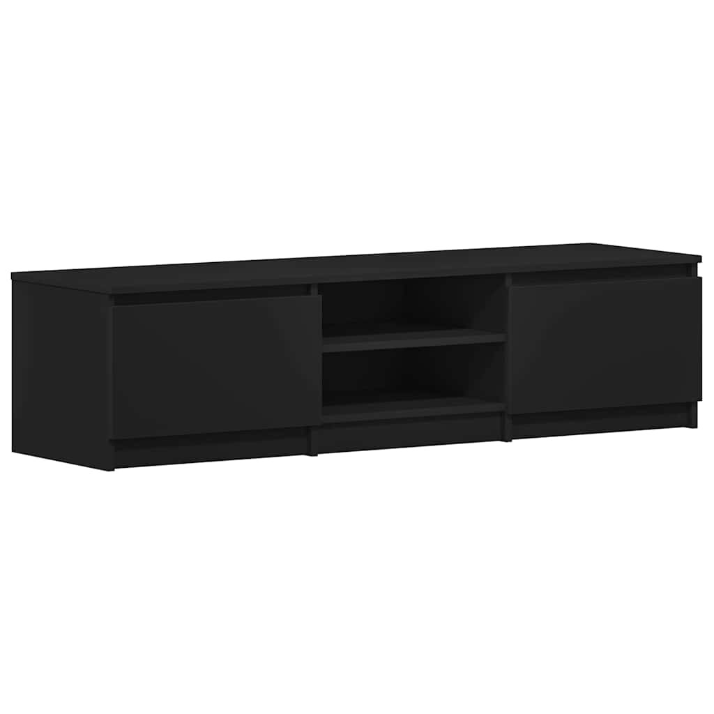 vidaXL TV-Schrank Schwarz 140x40x35,5 cm Holzwerkstoff Image