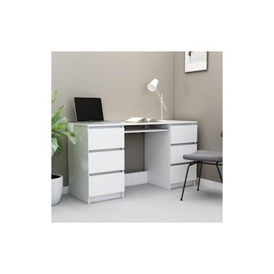 vidaXL Schreibtisch Weiß 140×50×77 cm Spanplatte