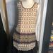 Anthropologie Dresses | Anthropologie Blu Pepper Sz M Summer Mini Dress Close Out Final Price! | Color: Blue/Cream | Size: M