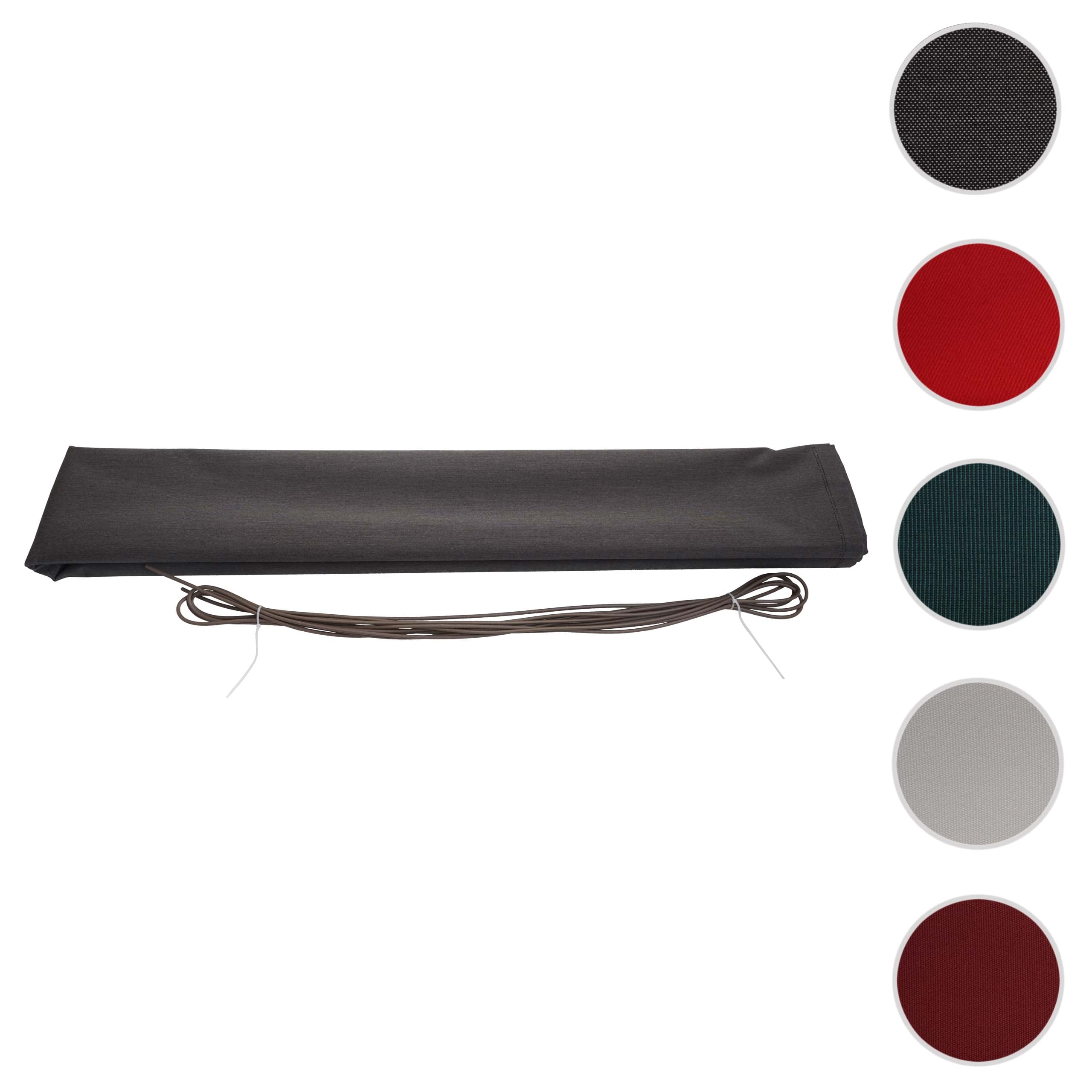 Ersatz-Bezug für Markise HWC-H27, Vollkassette Ersatzbezug Sonnenschutz 6x3m ~ Polyester gelb Image