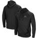 Men's Colosseum Black Minnesota Golden Gophers Blackout 3.0 Tonal Raglan Full-Zip Hoodie