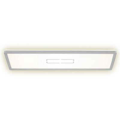 Briloner - led Deckenleuchte Deckenlampe ultraflach 22 w weiß-silber Kunststoff Image