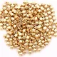 100-200 pièces/lot 6/9mm perles d'étoile pour la fabrication de bijoux à l'aiguille CCB plaqué or