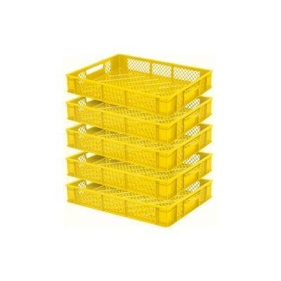 BRB 5 Bäckerkisten / Euroboxen, LxBxH 600 x 400 x 90 mm, lebensmittelecht, gelb Image