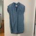 J. Crew Dresses | J Crew Chambray Dress Easy Relaxed Fit Cap Sleeve Summer Style | Color: Blue | Size: S