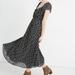 Madewell Dresses | Madewell Print-Mix Dress In Branch Floral Size 4 | Color: Black/White | Size: 4
