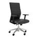 Compel Maxim Ergonomic Task Chair Upholstered in Gray/Black | 43.25 H x 32 W x 21 D in | Wayfair MXLT-CHRM-TSK-BLK