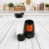 Brentwood Blend-to-Go Personal Blender Stainless Steel in Orange | 8.6 W x 9.2 D in | Wayfair 95089522M