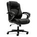 HON Executive Chair Upholstered in Black | 43.25 H x 26 W x 28 D in | Wayfair HVL402.EN11