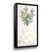 Winston Porter Geometric Vase III - Graphic Art on Canvas in Green/White | 24 H x 12 W x 2 D in | Wayfair 13915DF9738148DCB4499D0DEE97A962