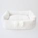 Tucker Murphy Pet™ Latifah Dog Bolster Polyester/Synthetic Material in White | 7 H x 21 W x 18 D in | Wayfair 03CBED8B8E534B8C8303D608F42E6A78