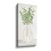 Winston Porter Geometric Vase I - Graphic Art on Canvas in Green/White | 12 H x 6 W x 2 D in | Wayfair DCBA1A73CCB74169AC74397687ACB632