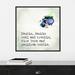 The Holiday Aisle® Double Double Cauldron - Floater Frame Textual Art on Canvas in Black | 22 H x 22 W x 1.875 D in | Wayfair