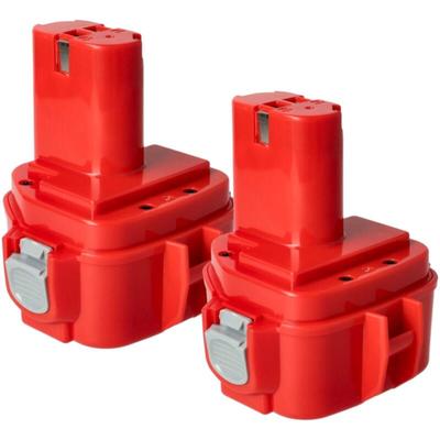 Vhbw - 2x Akku Ersatz für Makita 1220, 1222, 1233, 1234, 1235, 1235F, 1250, 192536-4, 192597-4 für Image