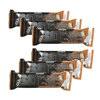 Weider 60 % Protein Bar, Salty Peanut-Caramel 6x45 g Riegel Image